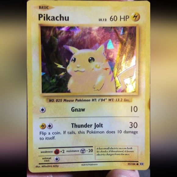Games | Holographic Pikachu | Poshmark